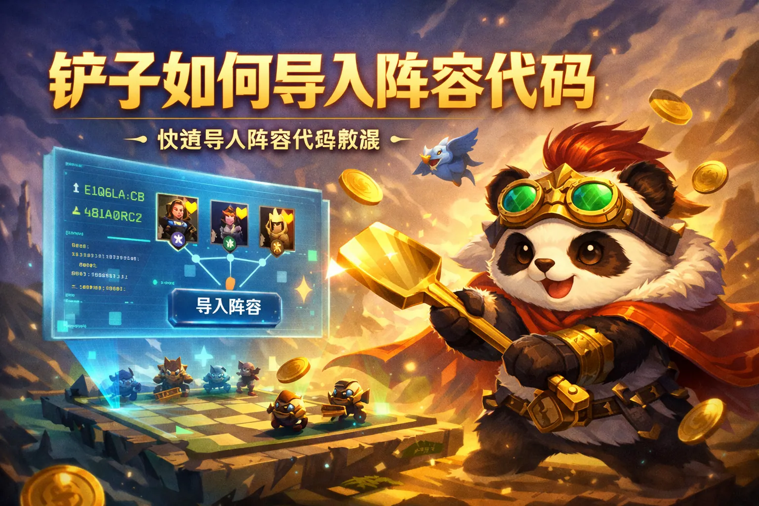 铲子如何导入阵容代码