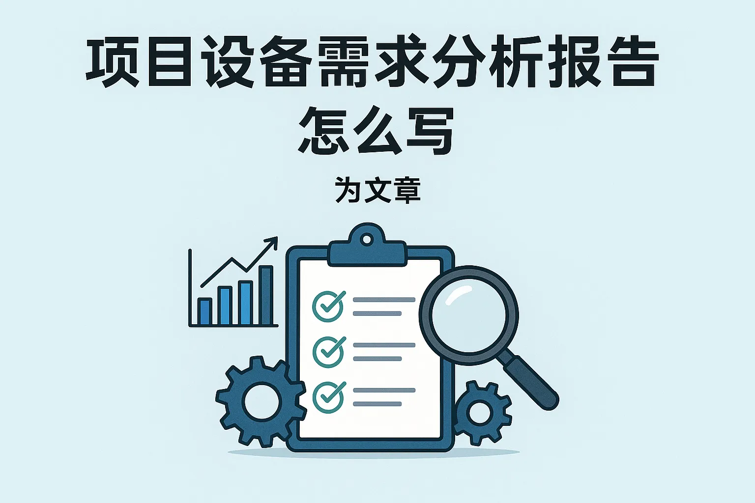 项目设备需求分析报告怎么写