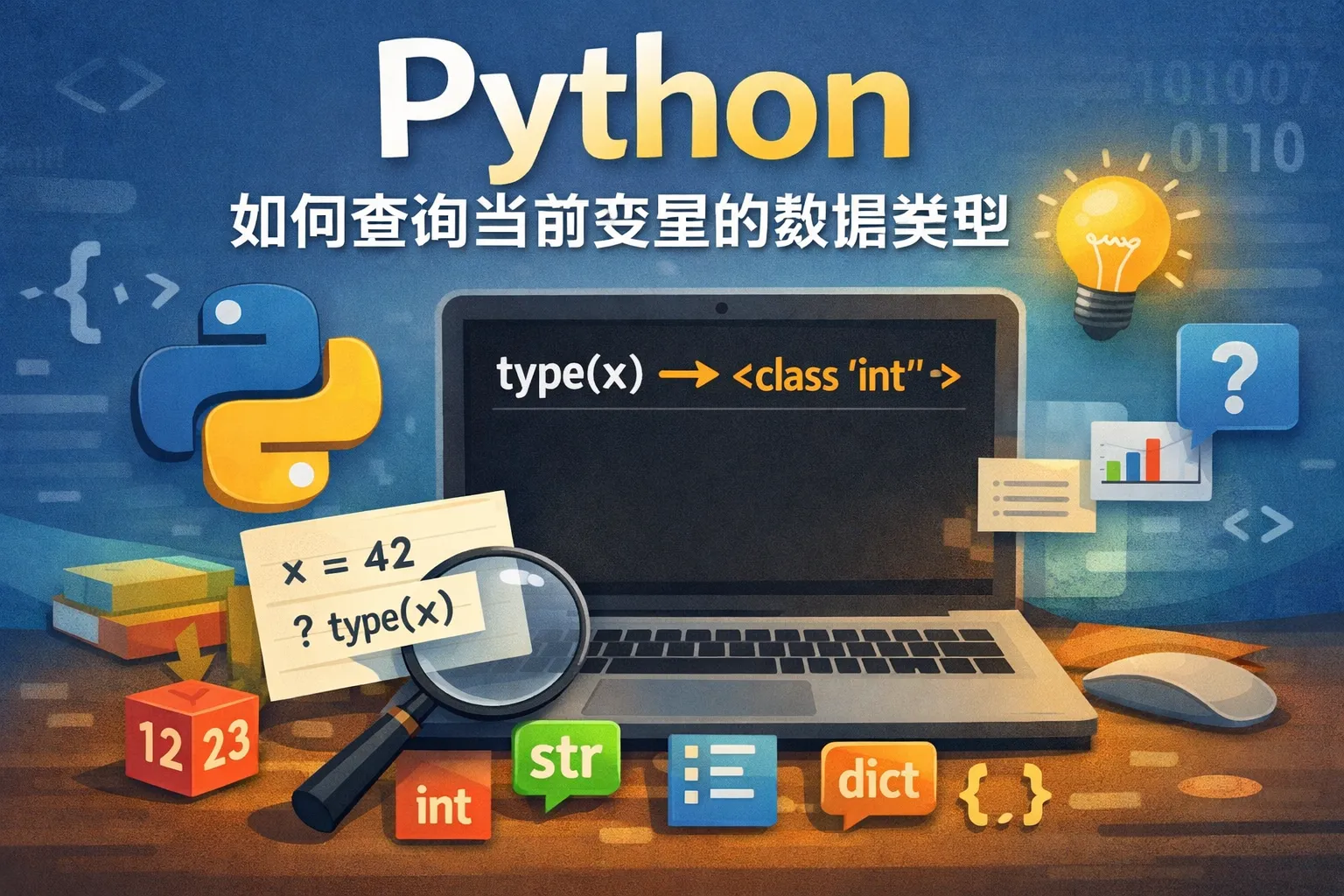 python如何查询当前变量的数据类型