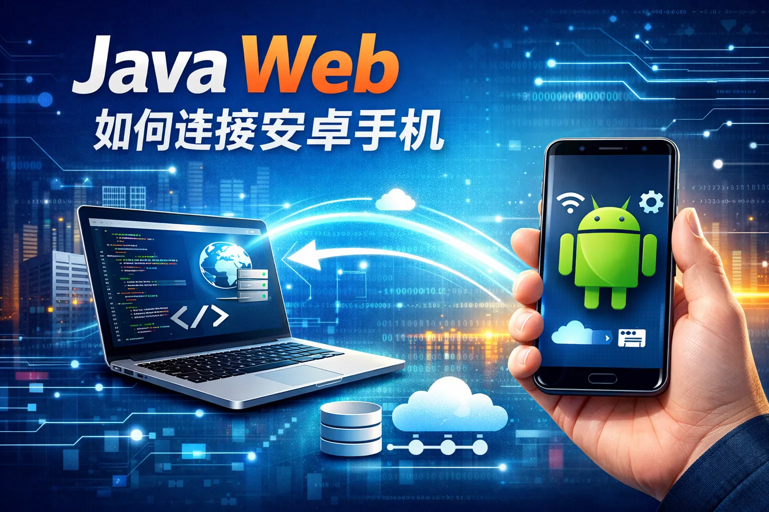 java web 如何连接安卓手机