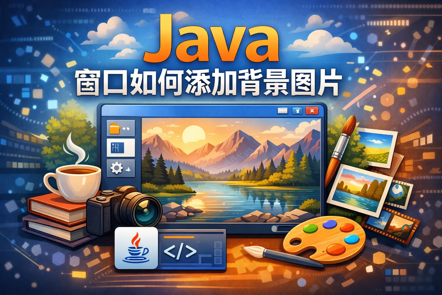 java窗口如何添加背景图片