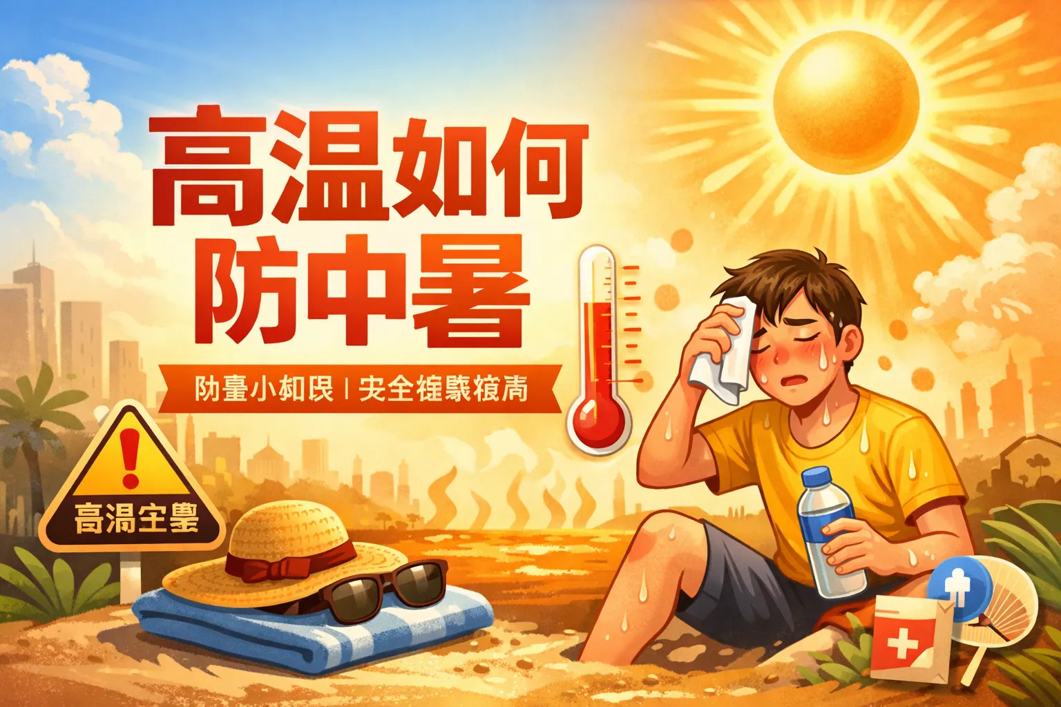 高温如何防中暑ppt