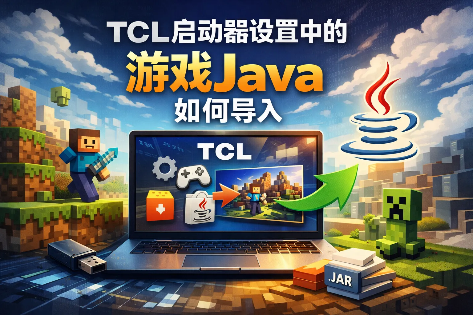 tcl启动器设置中的游戏java如何导入