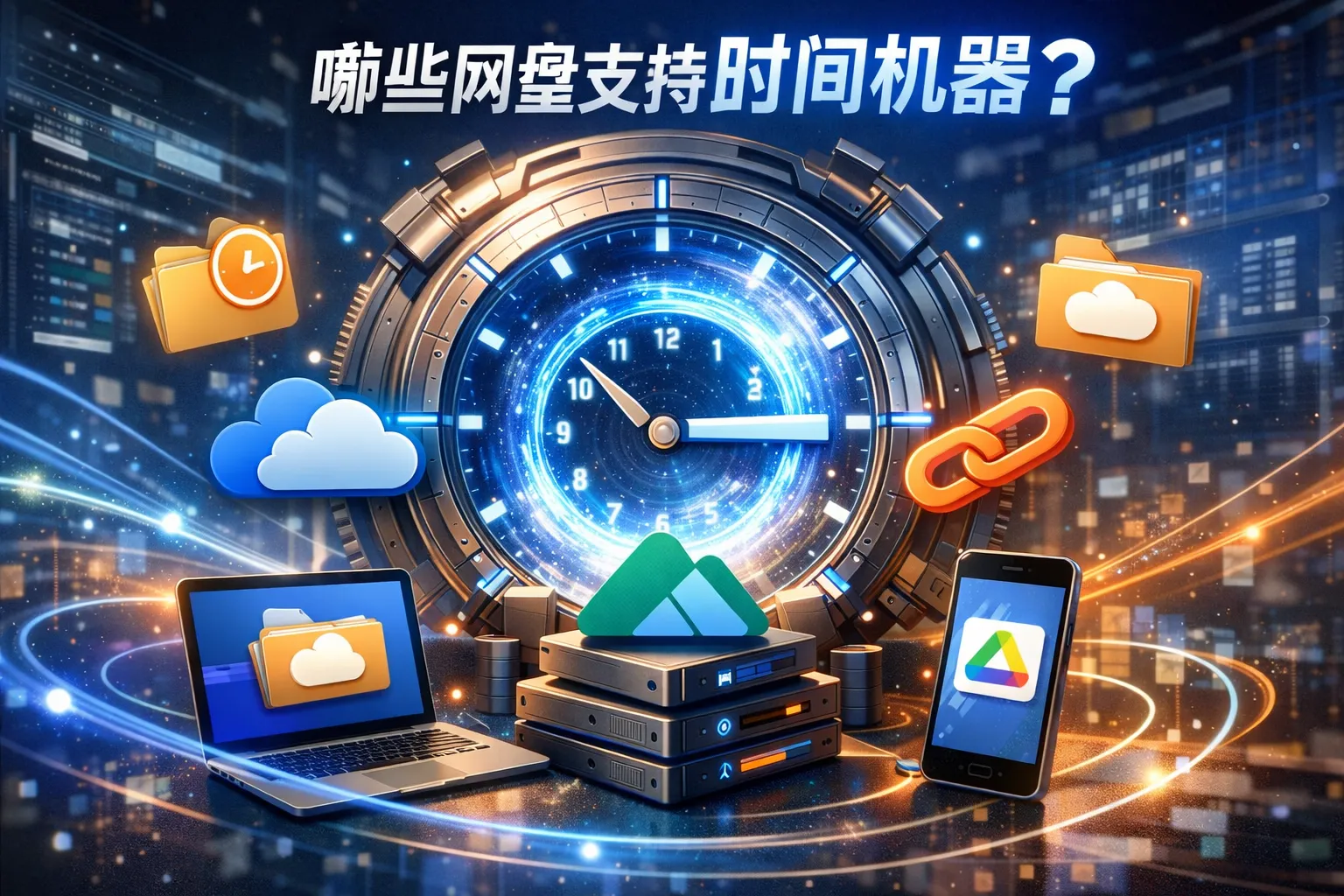 哪些网盘支持时间机器