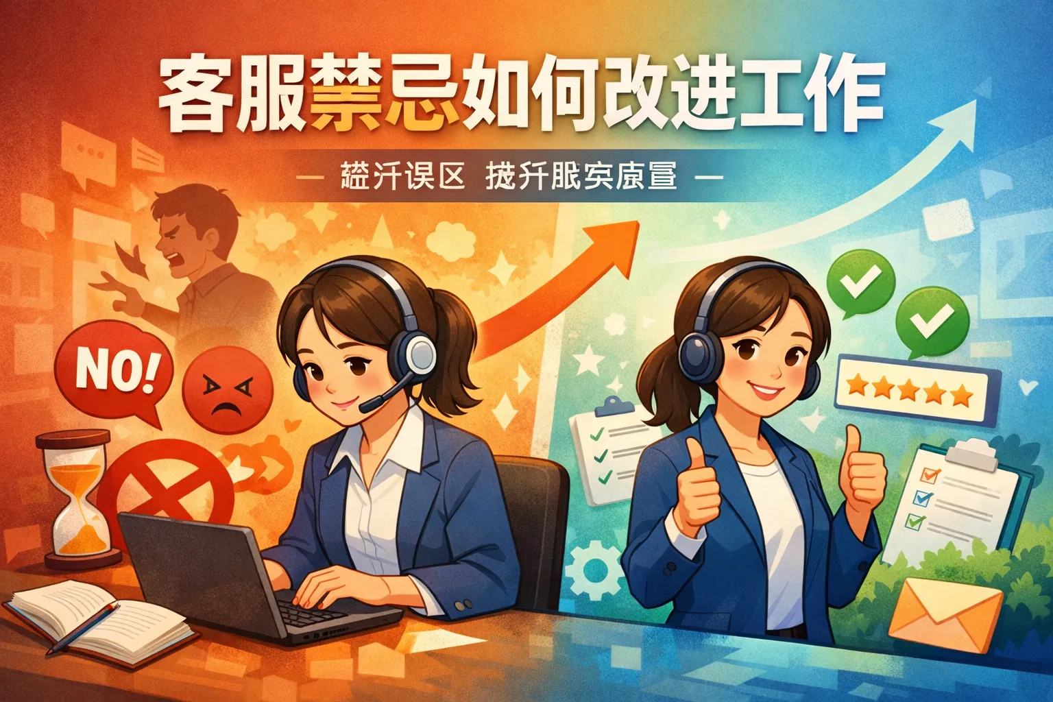 客服禁忌如何改进工作
