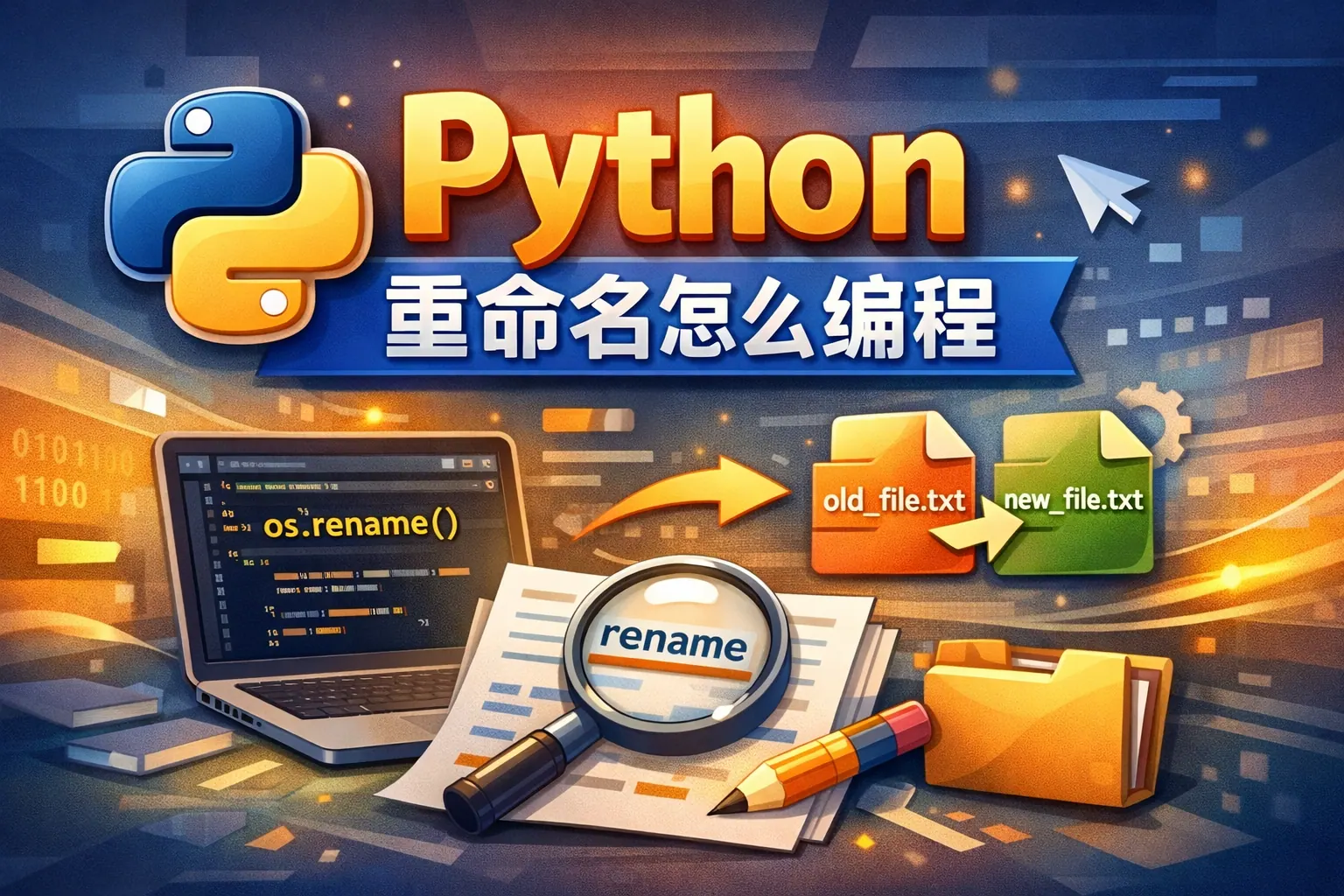 python重命名怎么编程