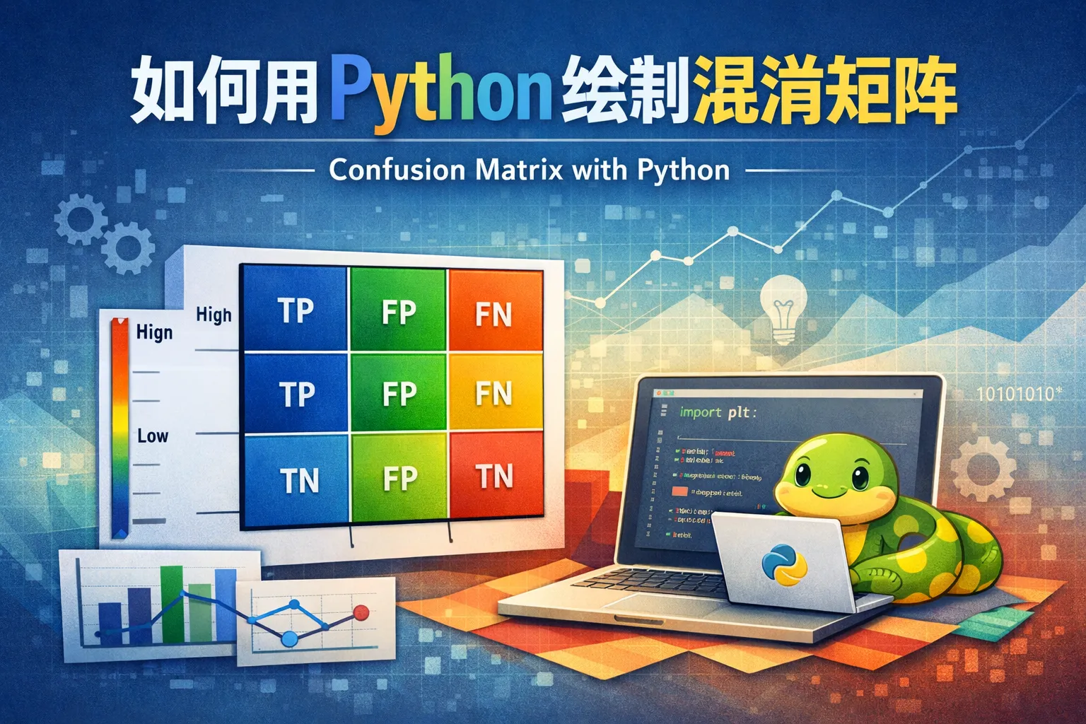 如何用python绘制混淆矩阵