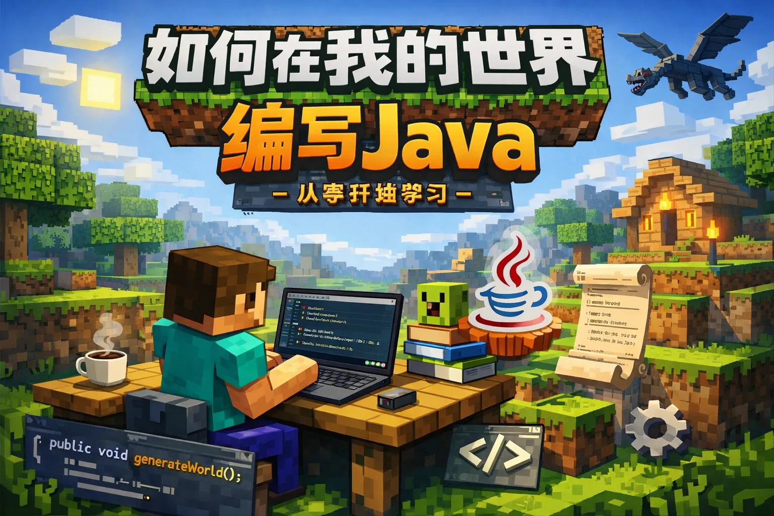 如何在我的世界编写Java