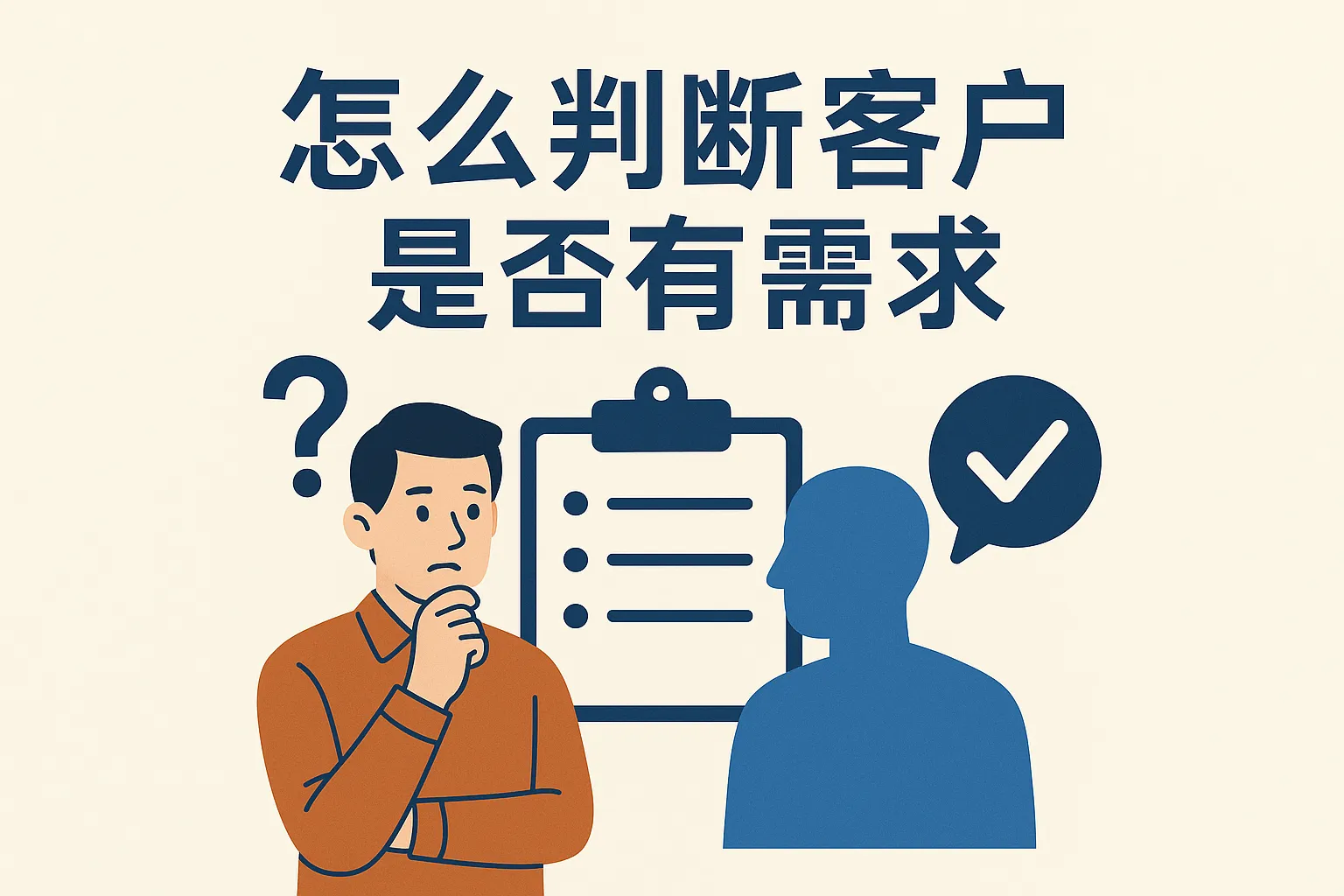 怎么判断客户是否有需求
