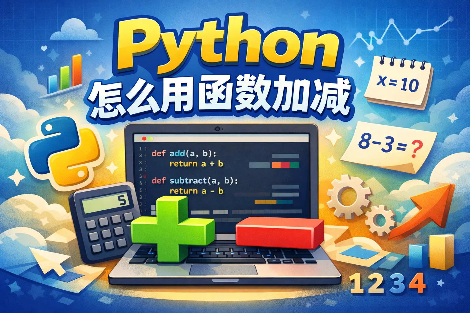 python怎么用函数加减