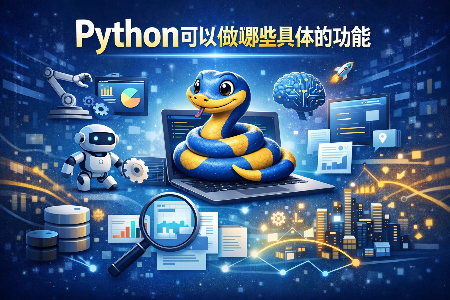 python可以做哪些具体的功能