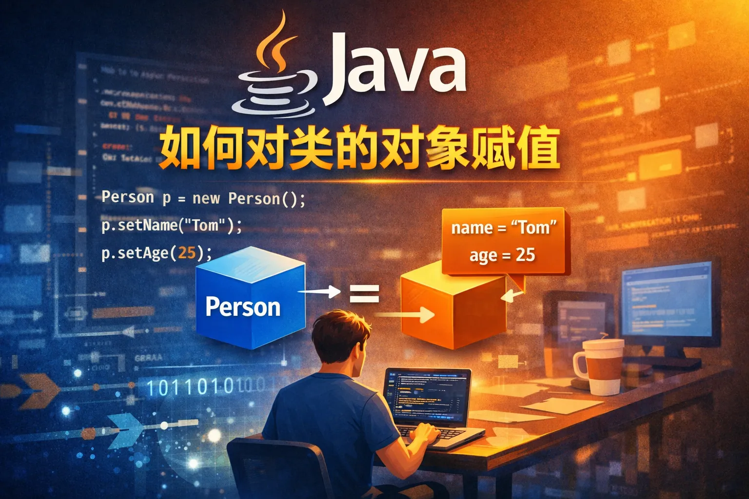 java如何对类的对象赋值