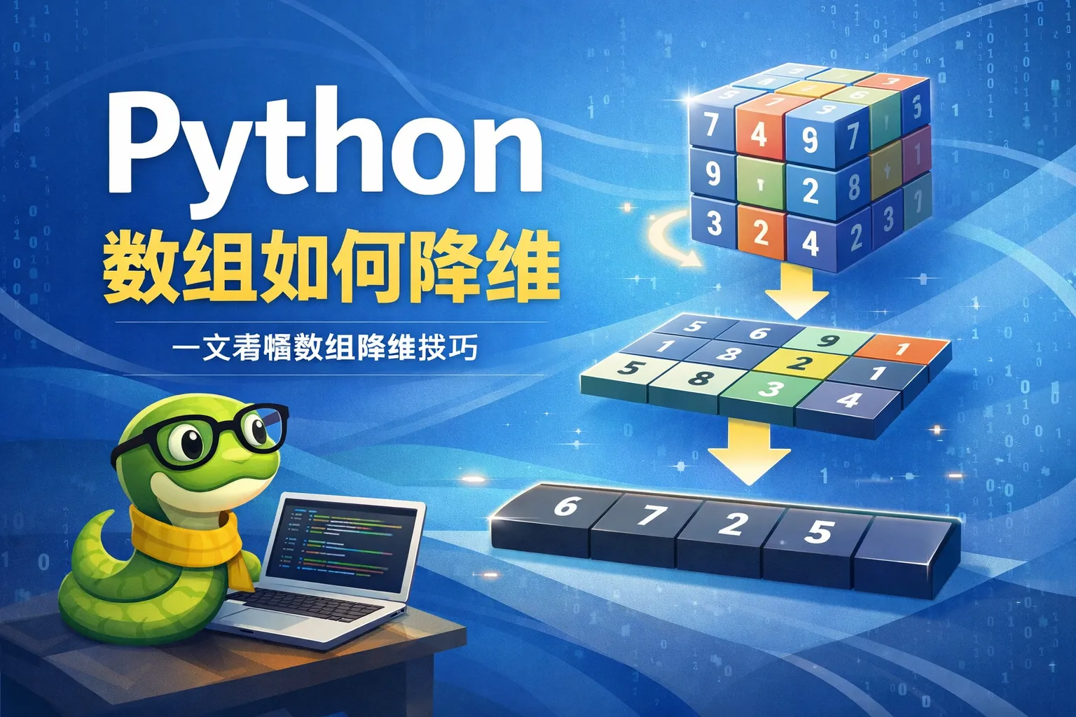 python 数组如何降维