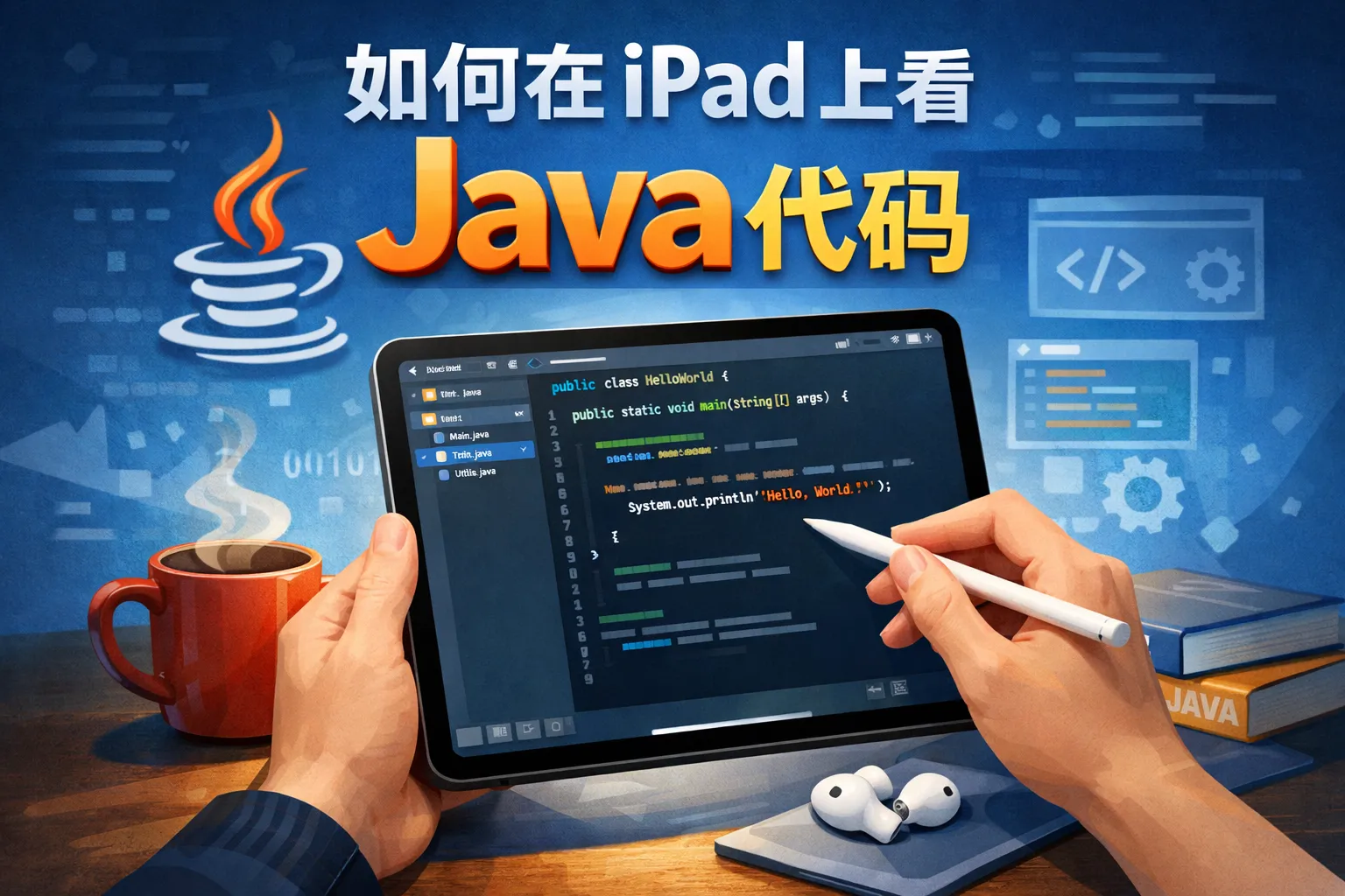 如何在ipad上看java代码