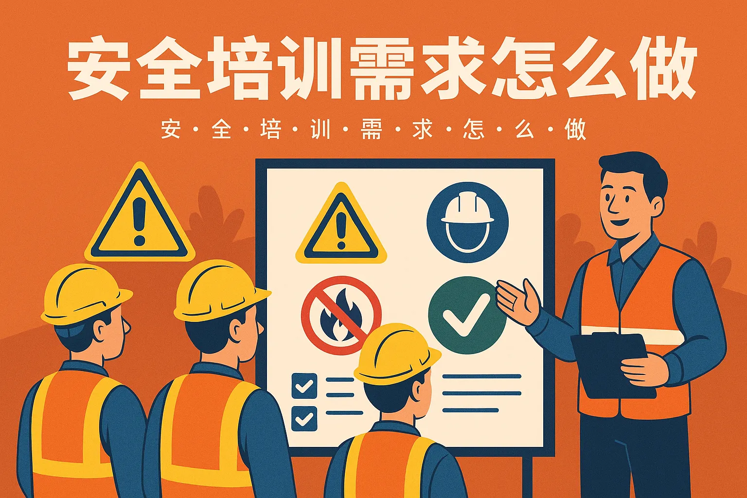 安全培训需求怎么做