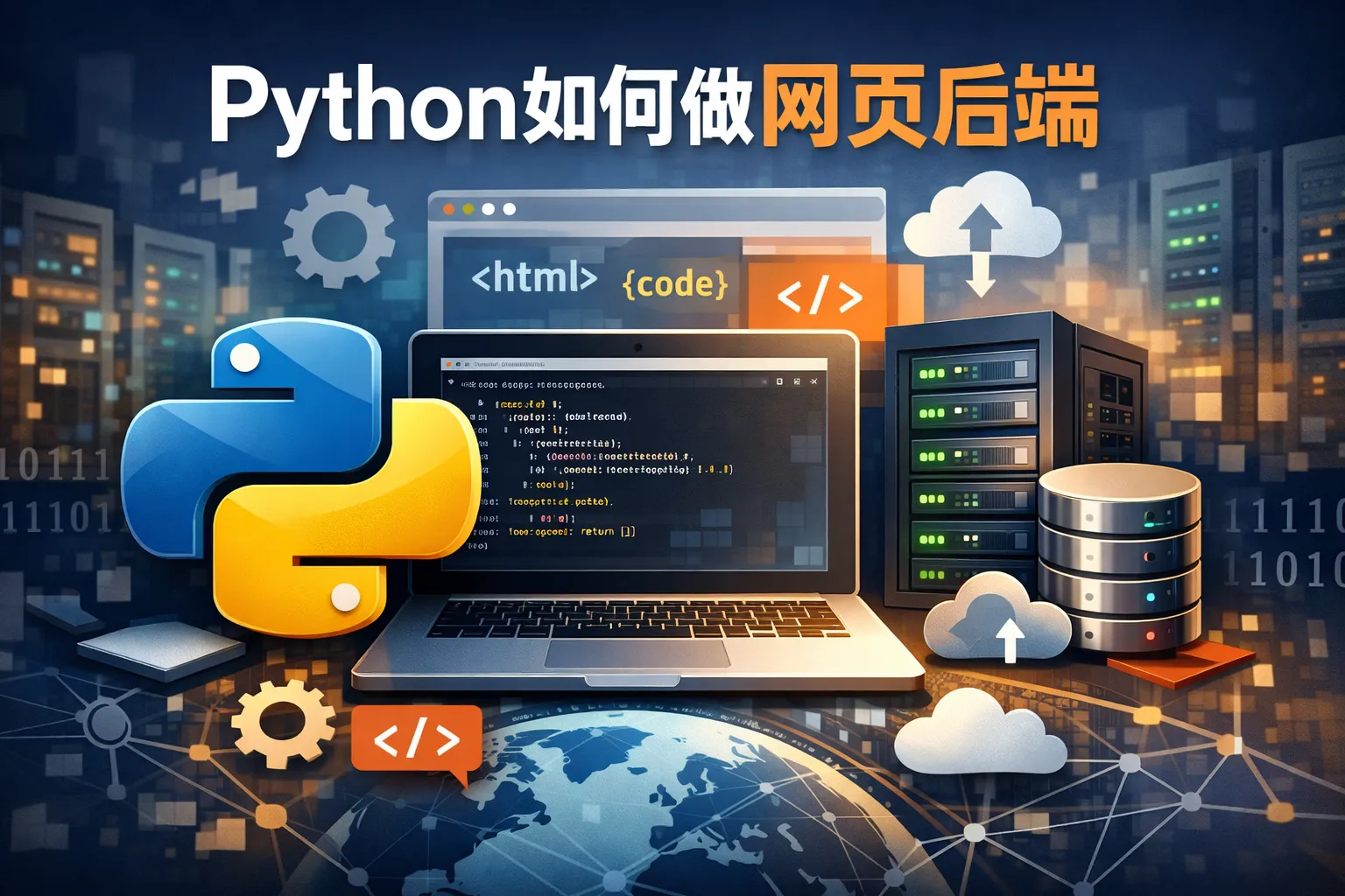 python如何做网页后端