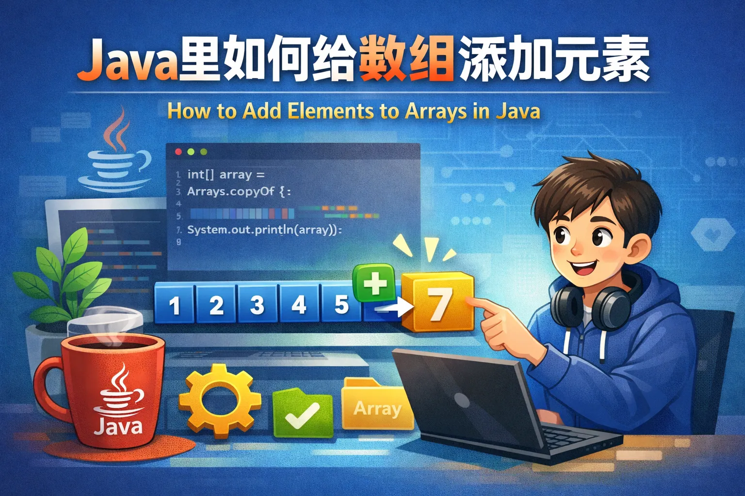java里如何给数组添加元素