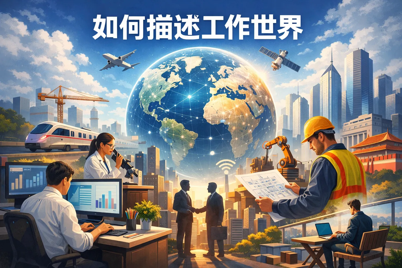 如何描述工作世界