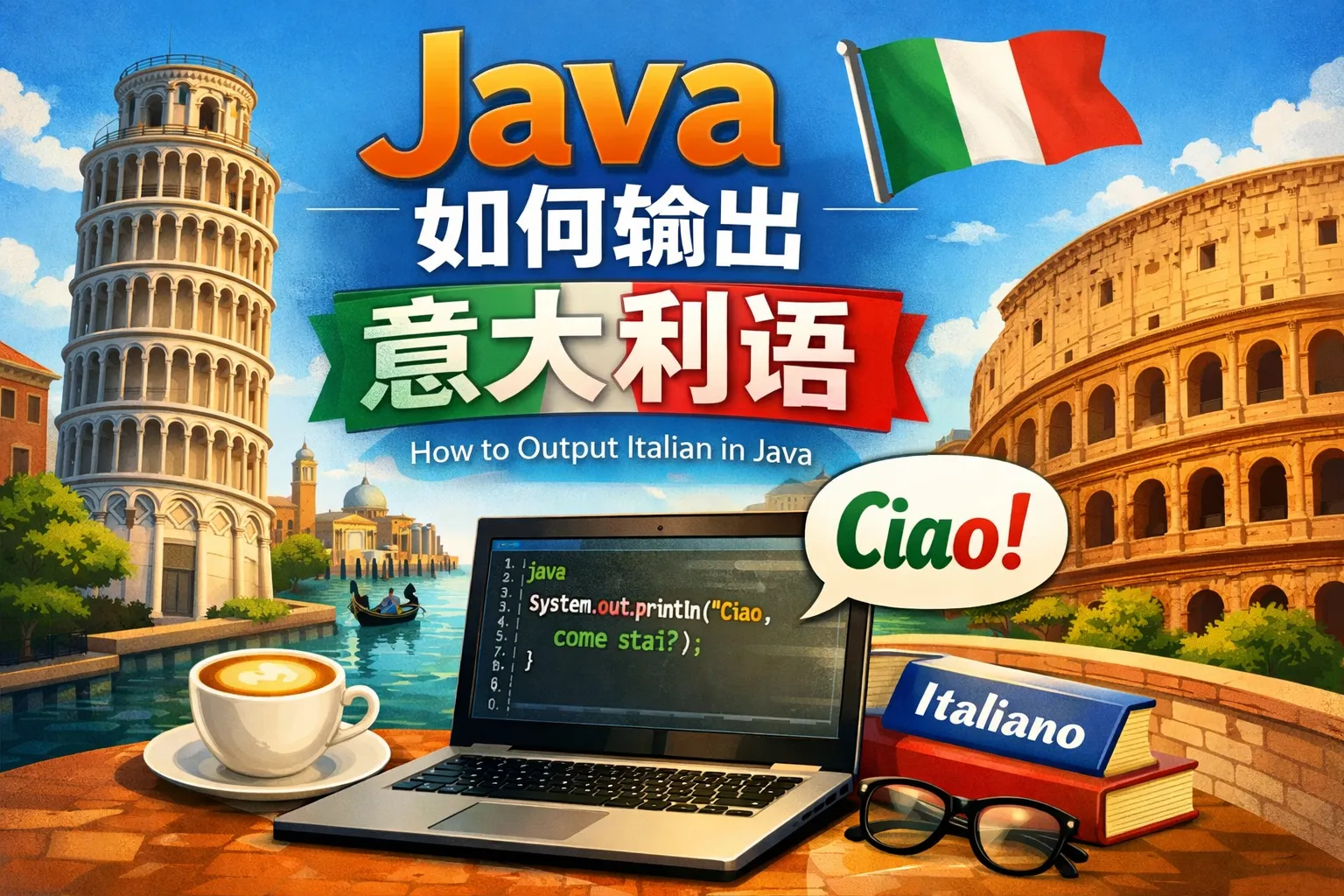 java如何输出意大利语