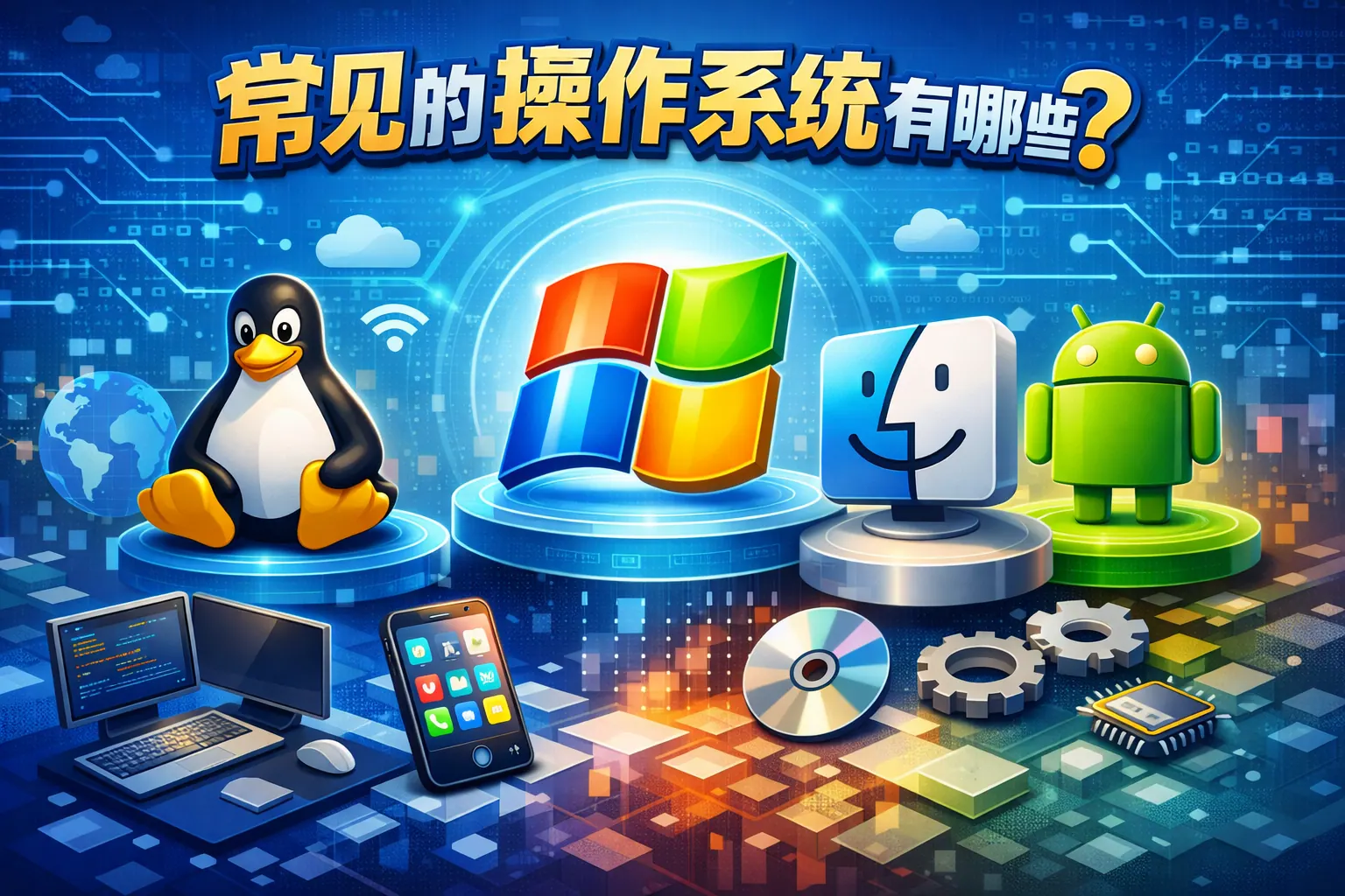 常见的操作系统有哪些