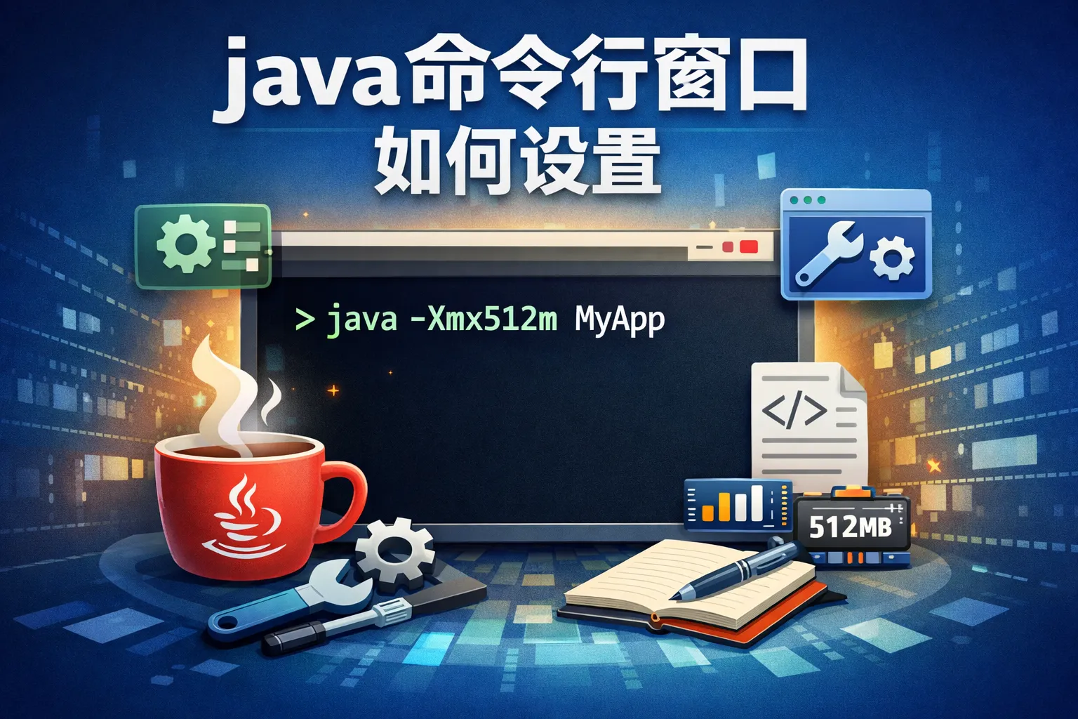 java命令行窗口如何设置