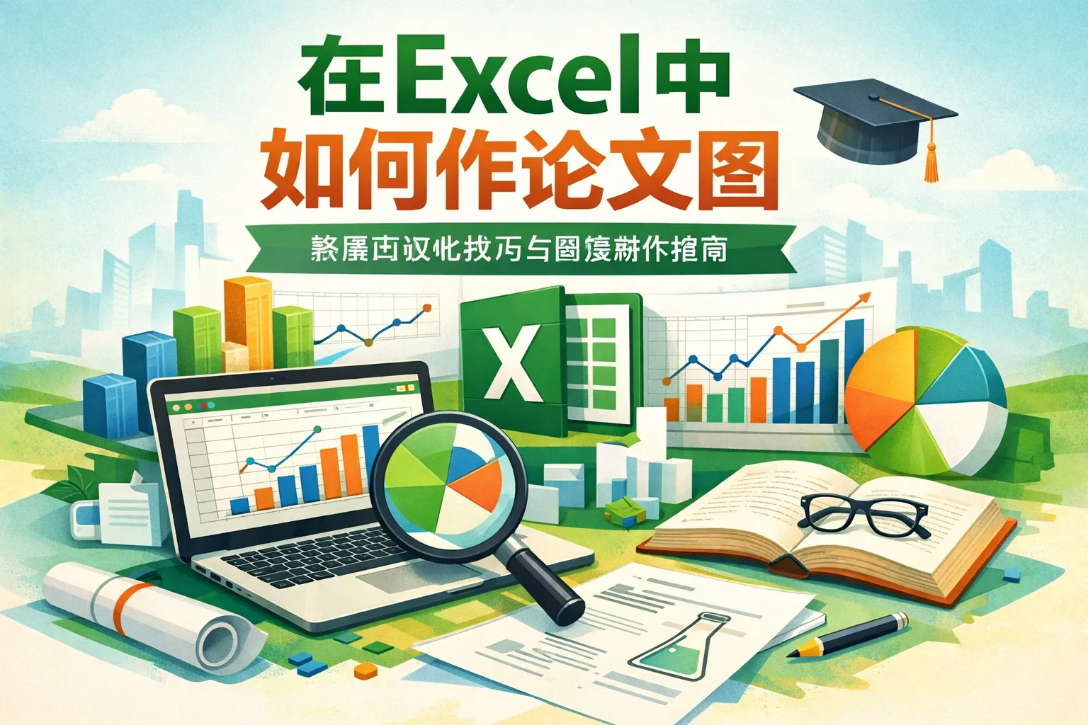 在excel中如何作论文图