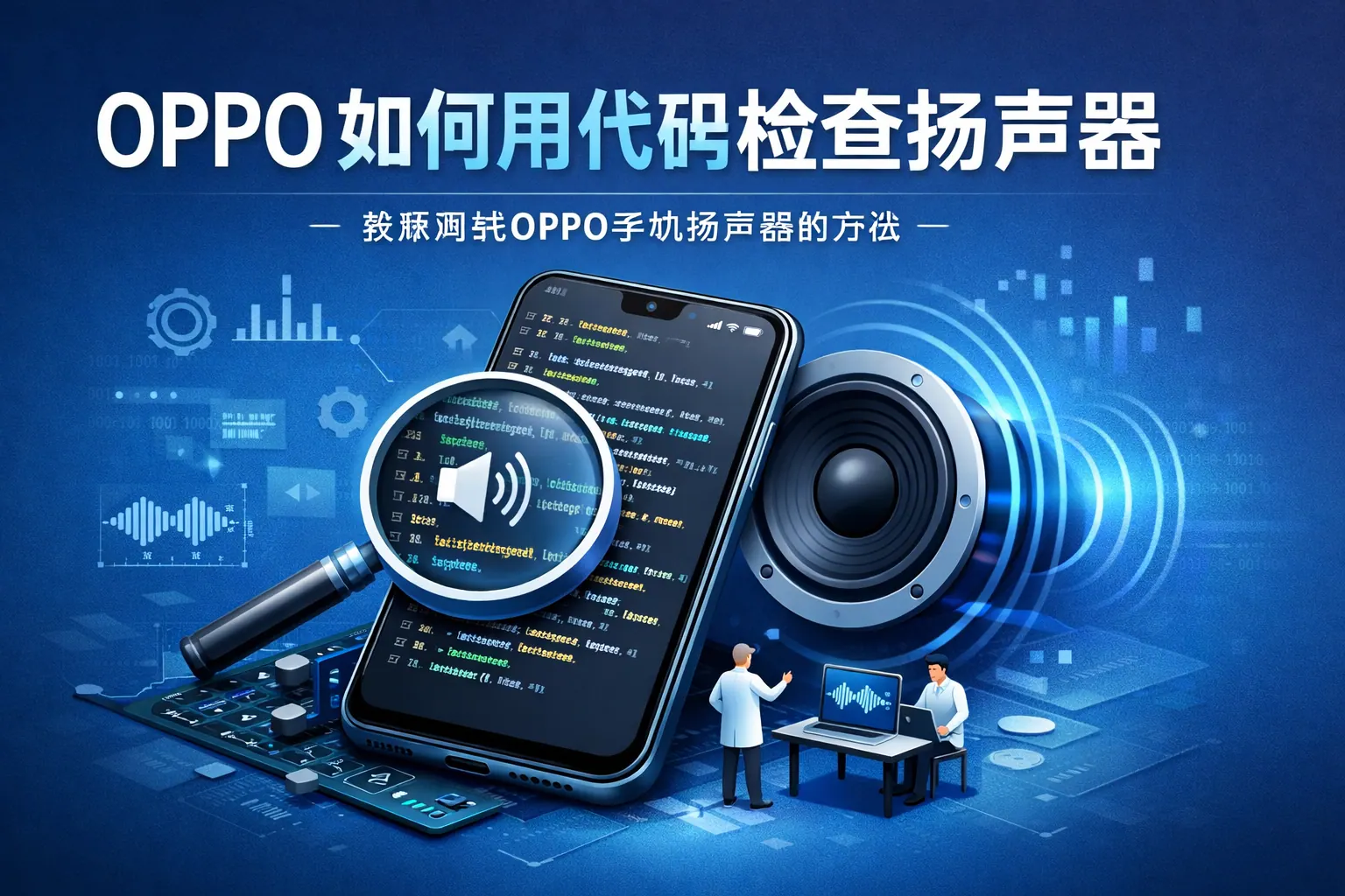 oppo如何用代码检查扬声器