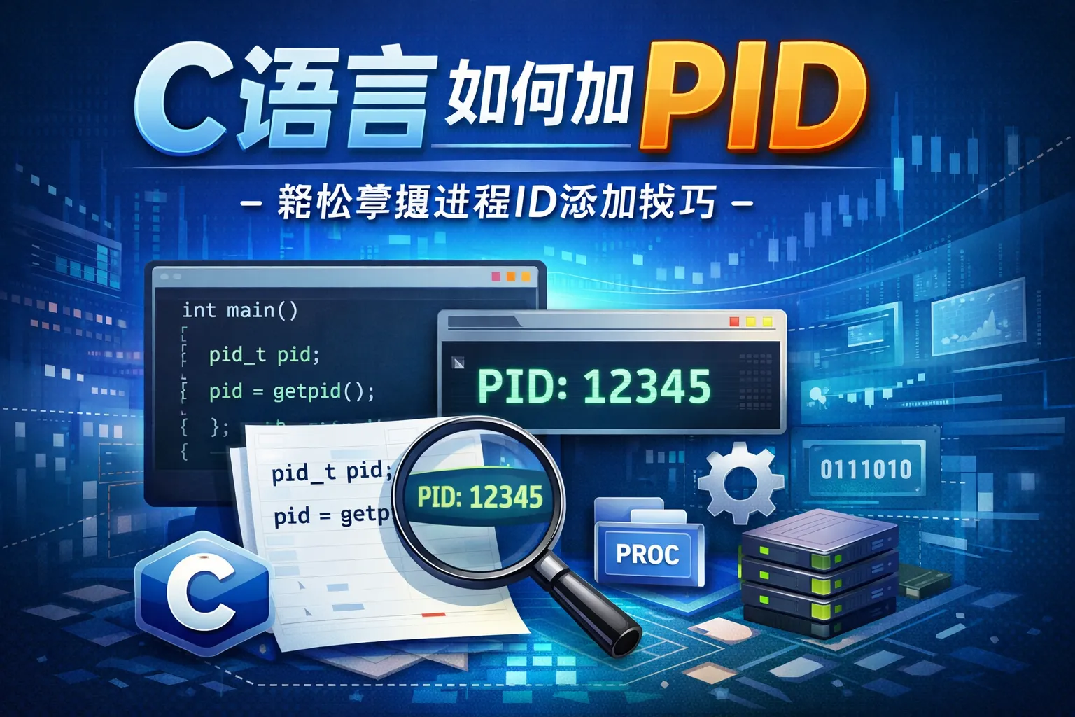 c语言如何加pid