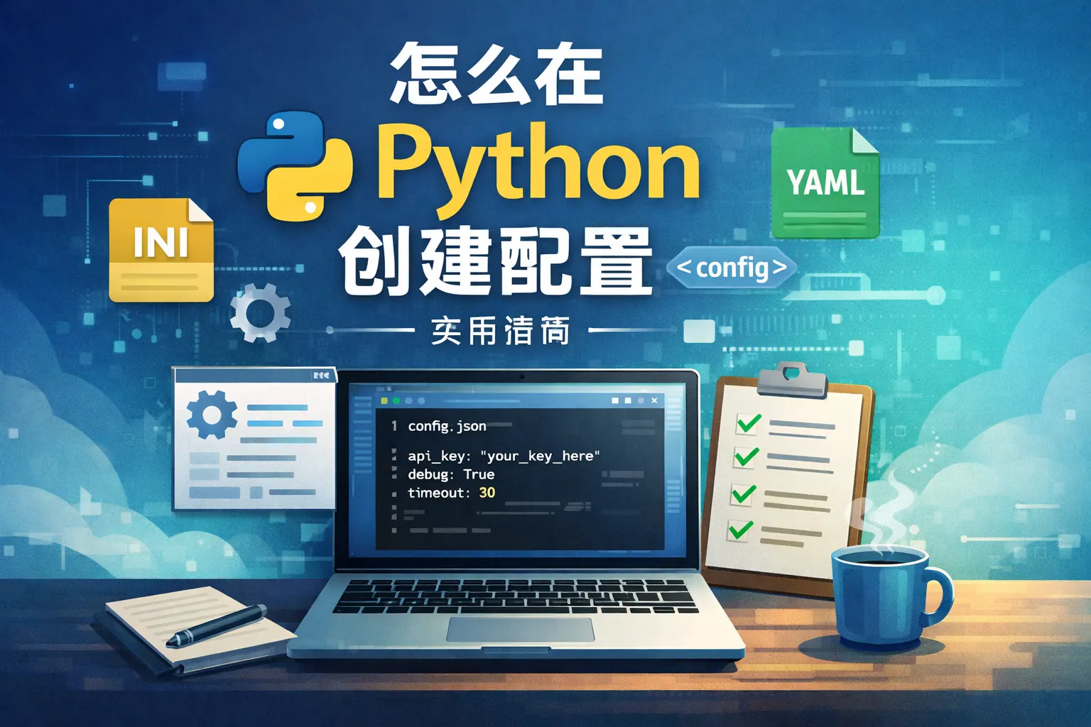 怎么在python创建配置
