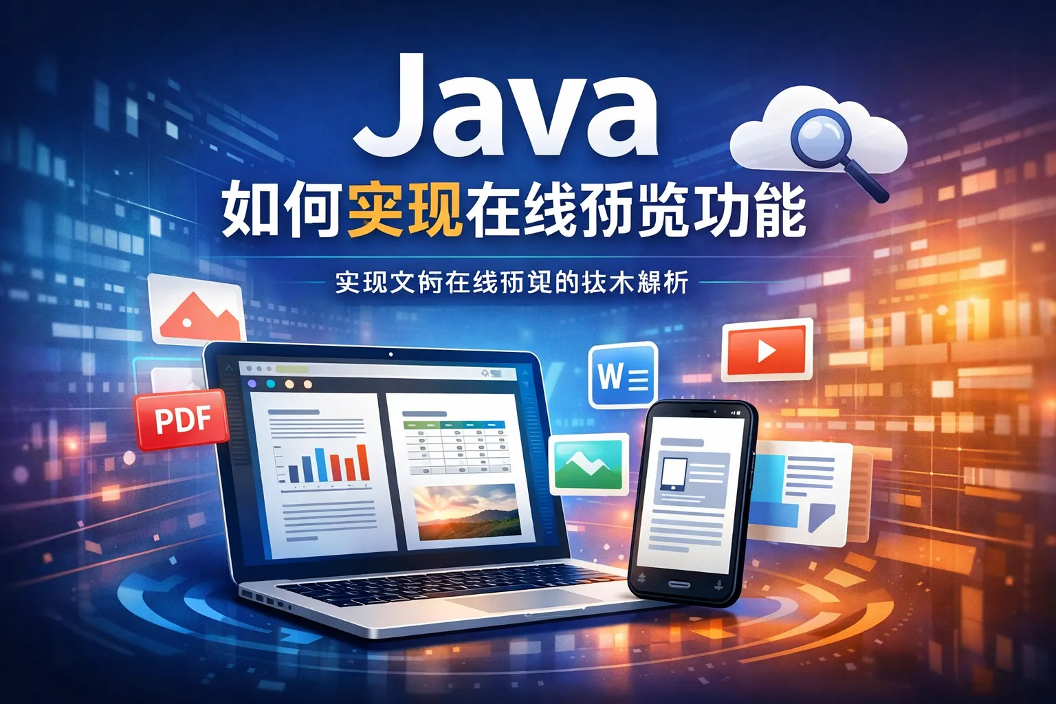 java如何实现在线预览功能