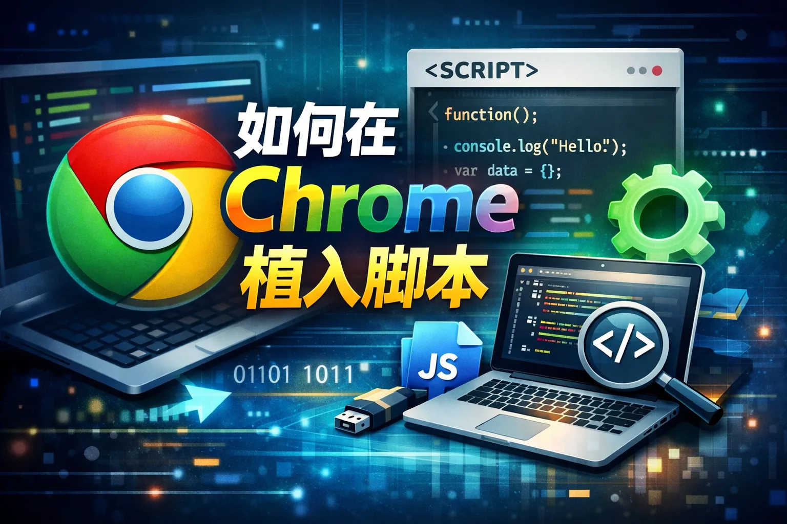 如何在chrome植入脚本