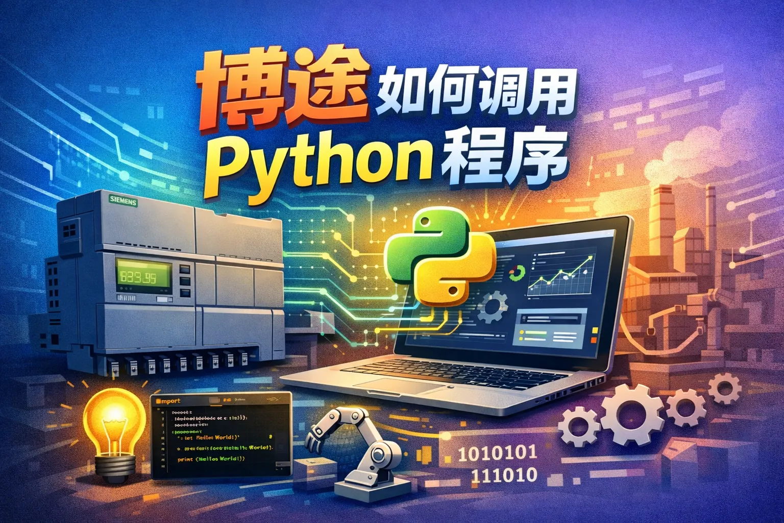 博途如何调用python程序