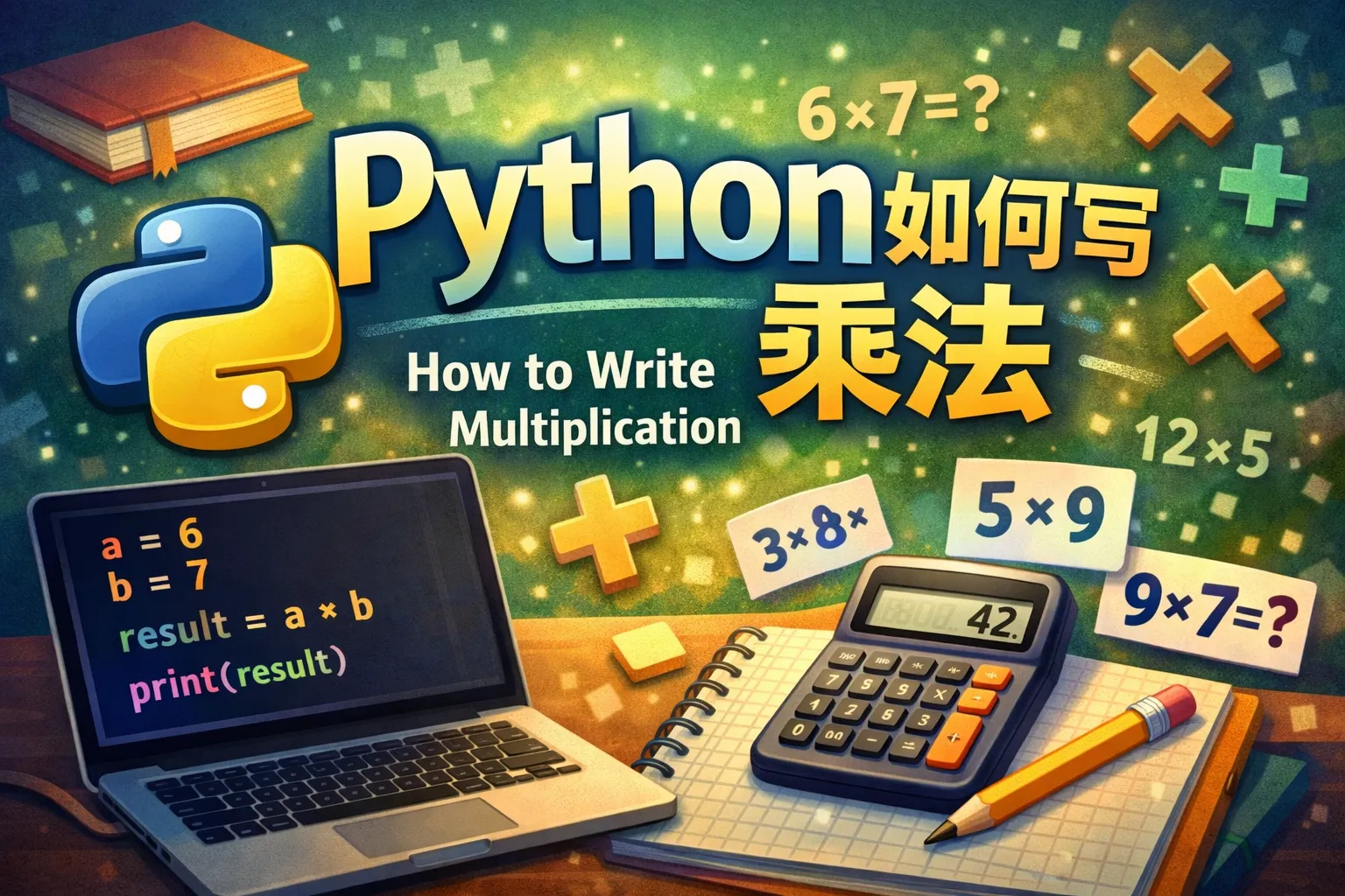 python如何写乘法