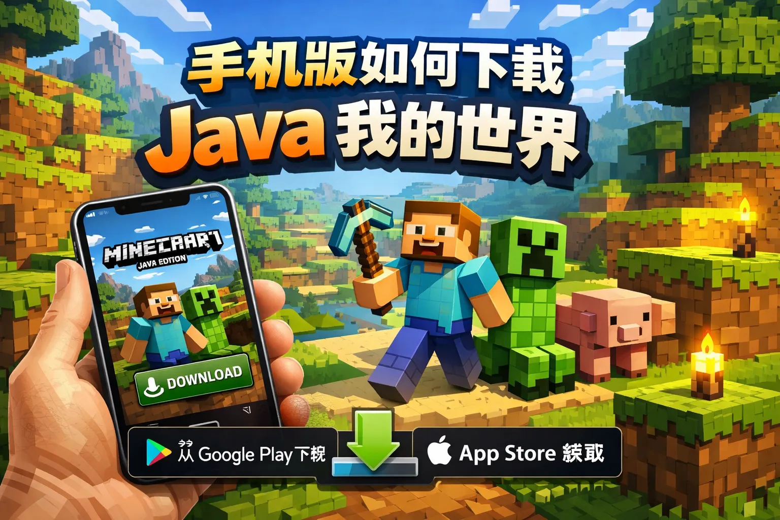 手机版如何下载java我的世界