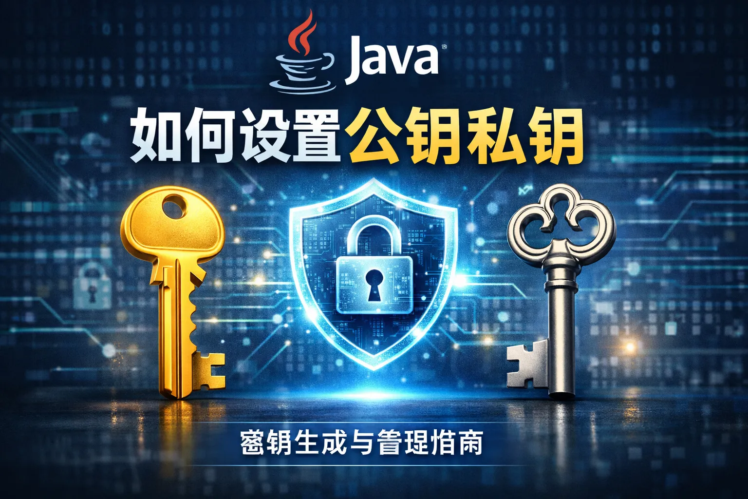 java 如何设置公钥私钥