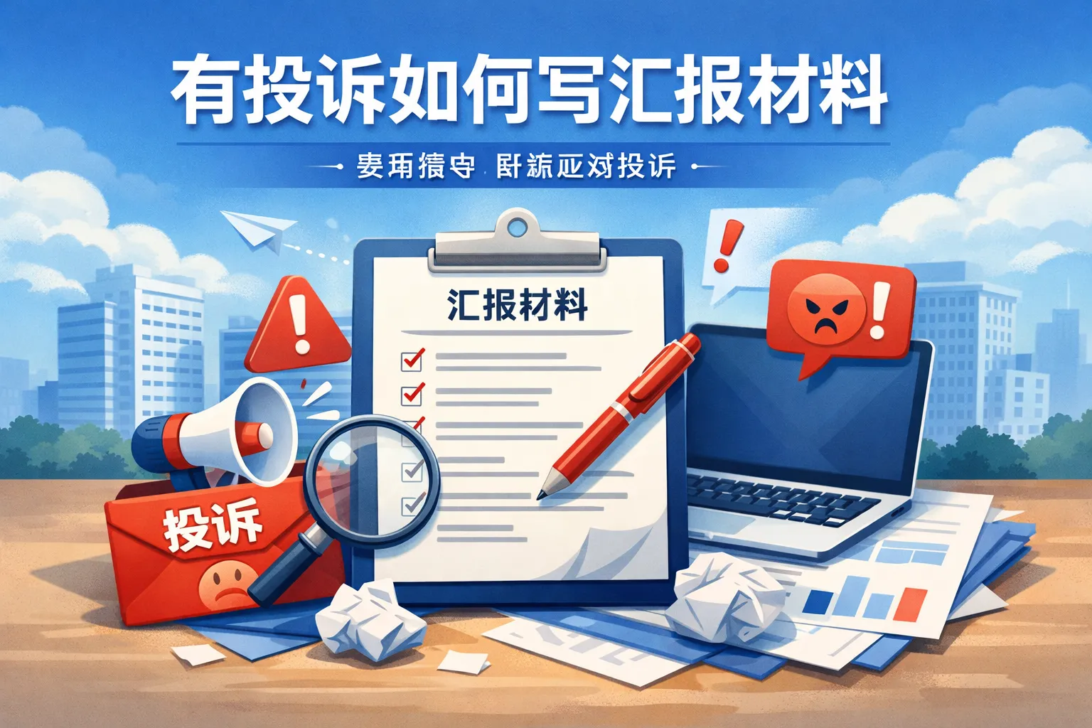 有投诉如何写汇报材料