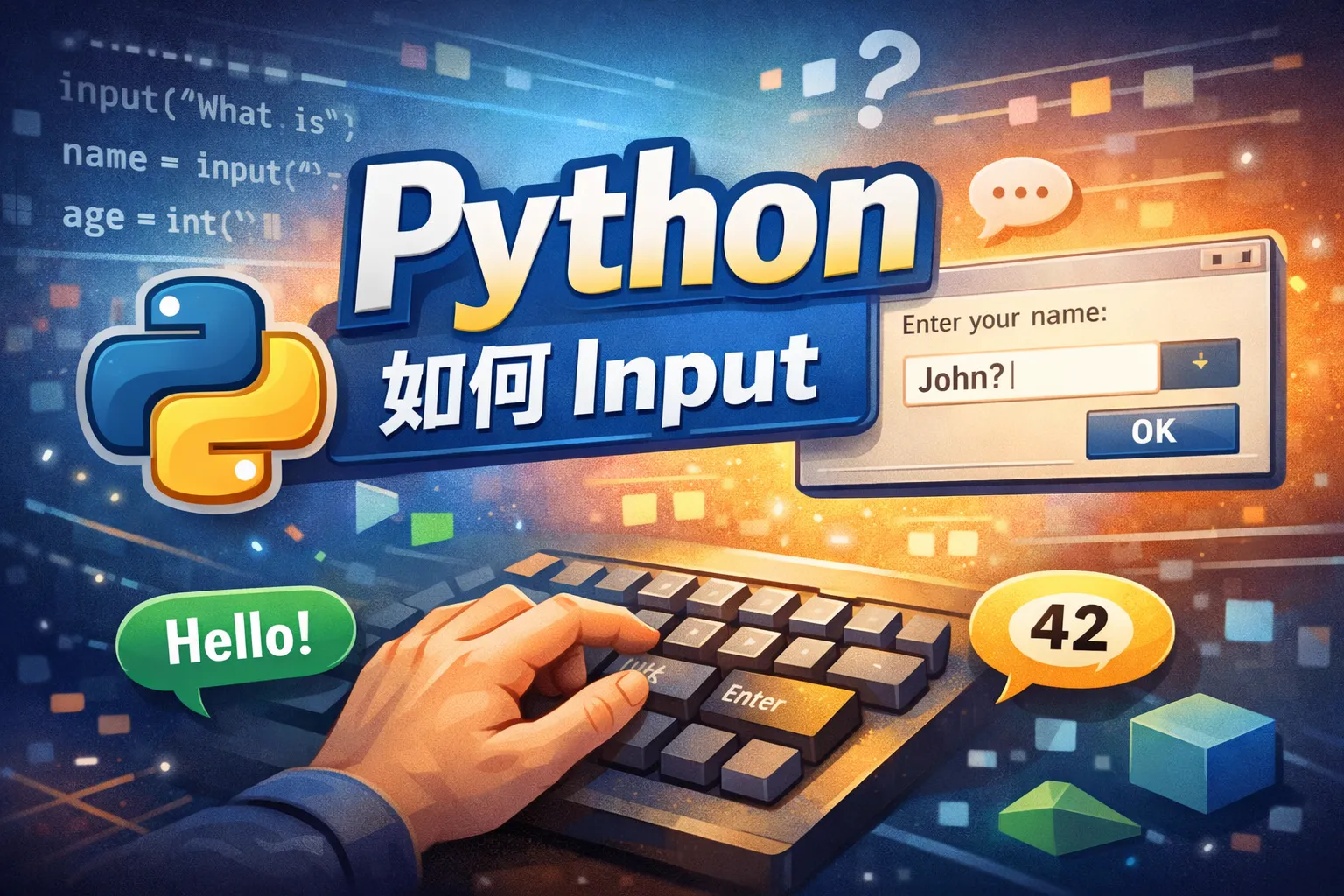 python 如何input