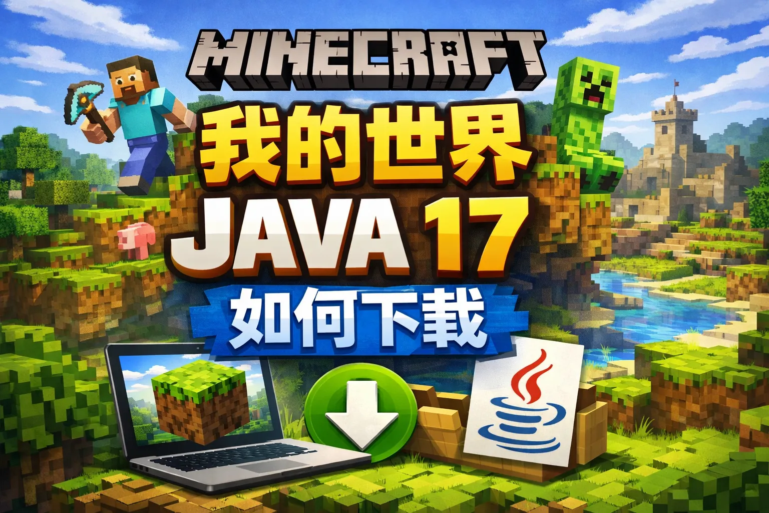 我的世界java 17如何下载