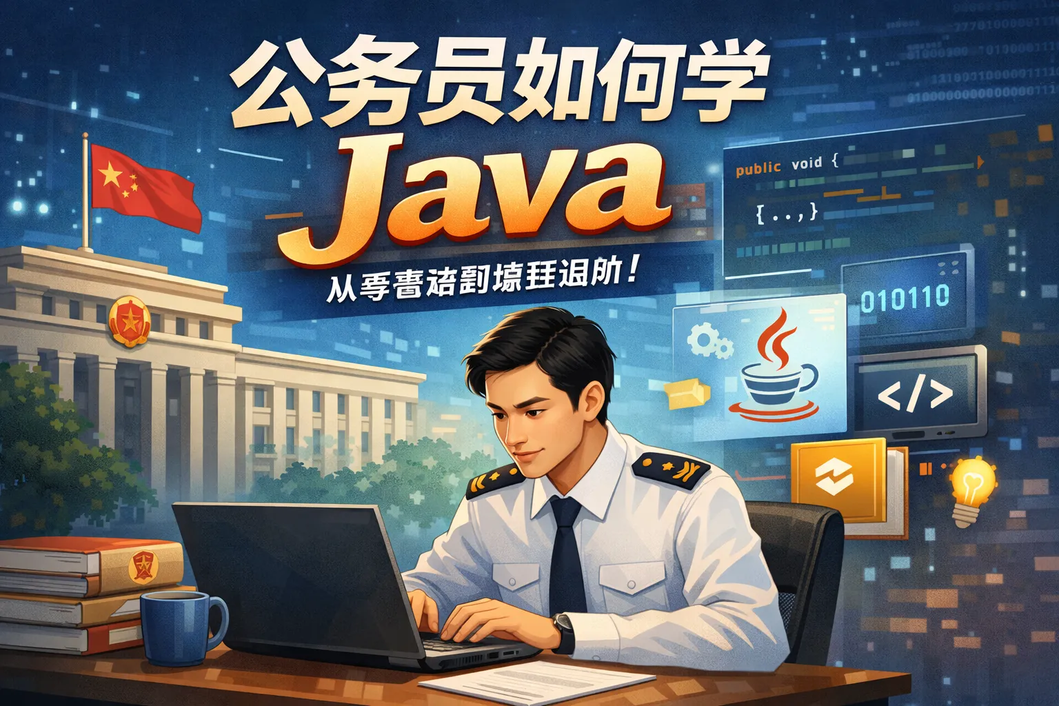 公务员如何学java
