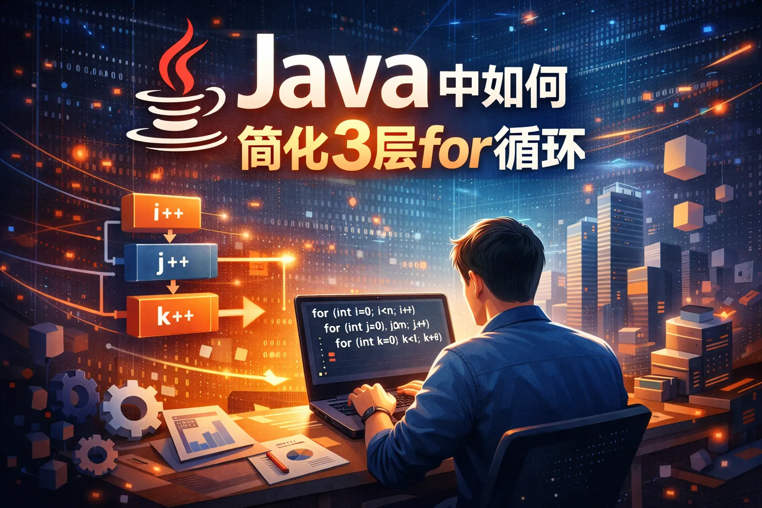 java中如何简化3层for循环