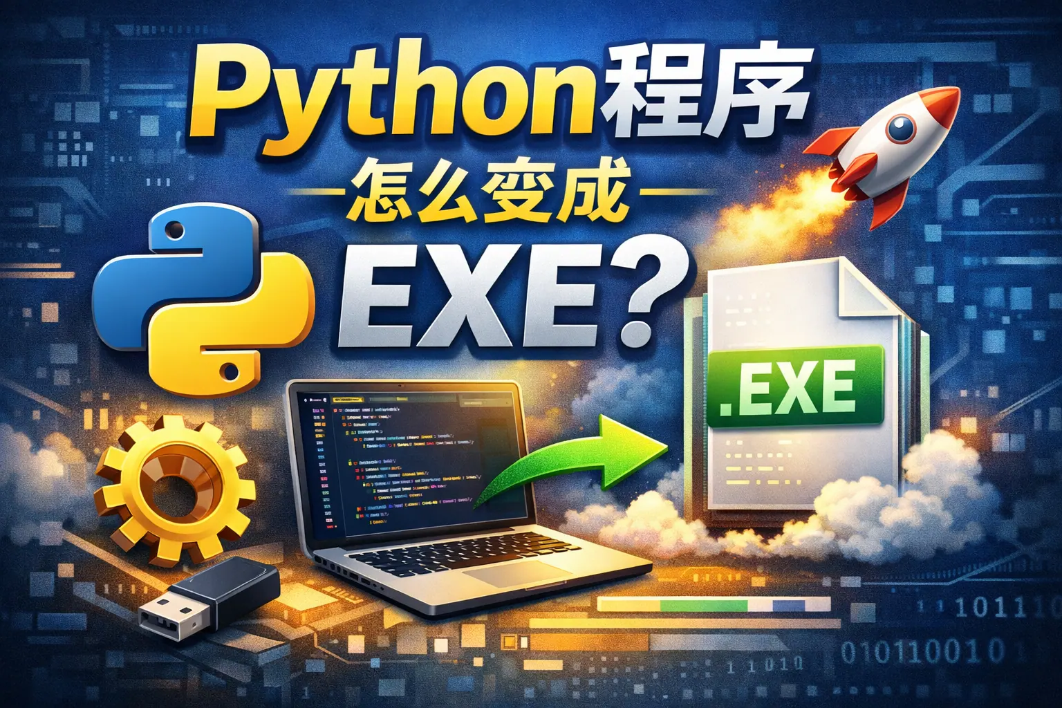 python程序怎么变成exe