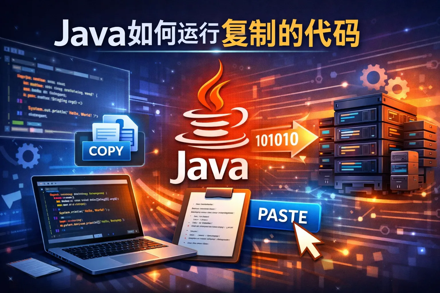 java如何运行复制的代码