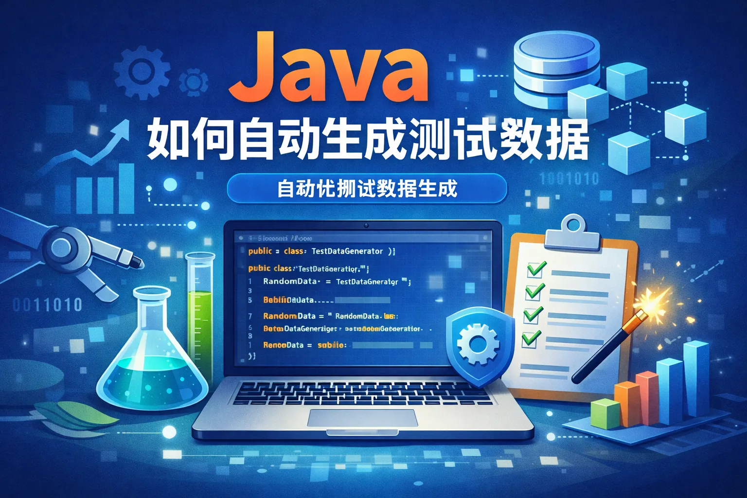 java如何自动生成测试数据