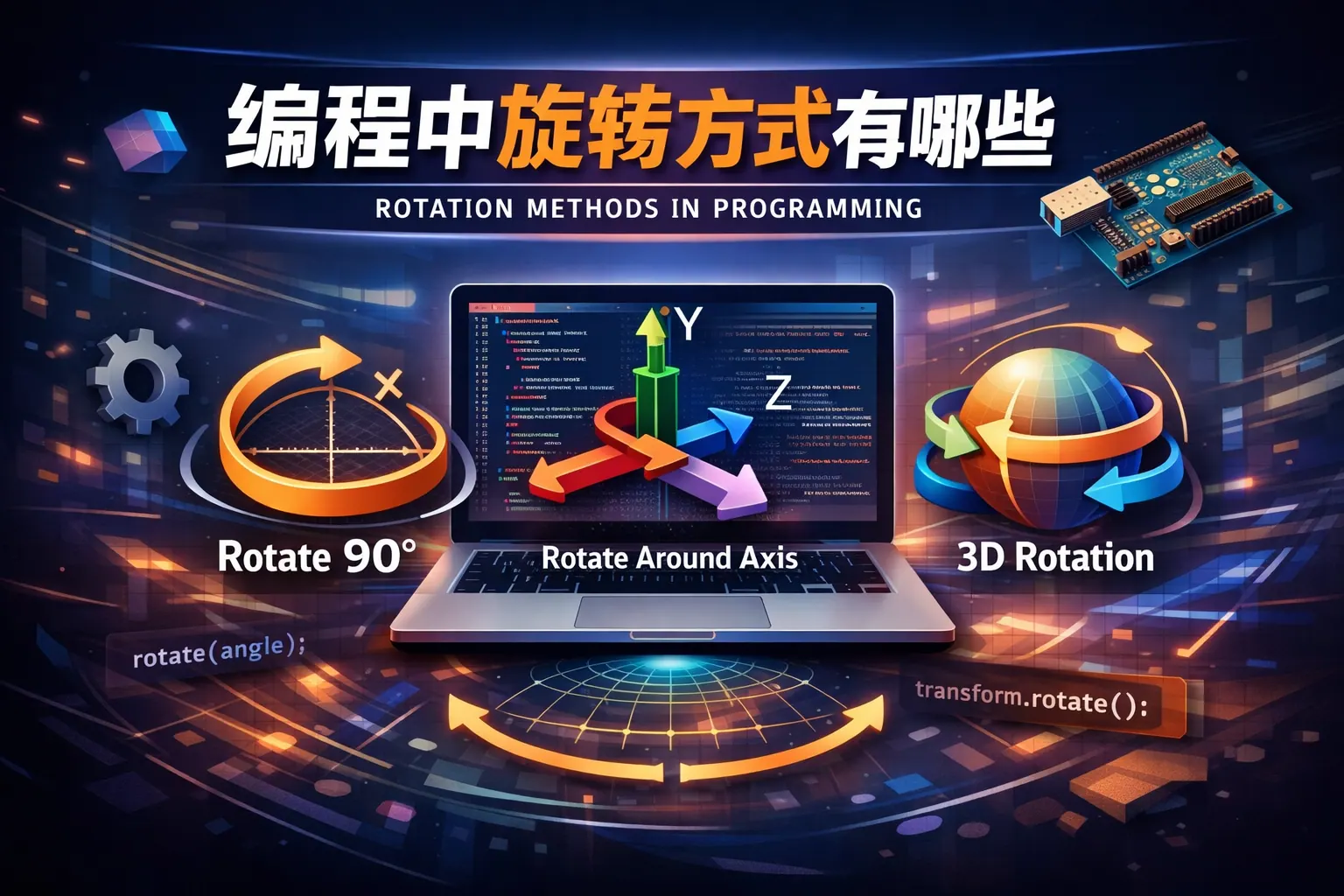 编程中旋转方式有哪些