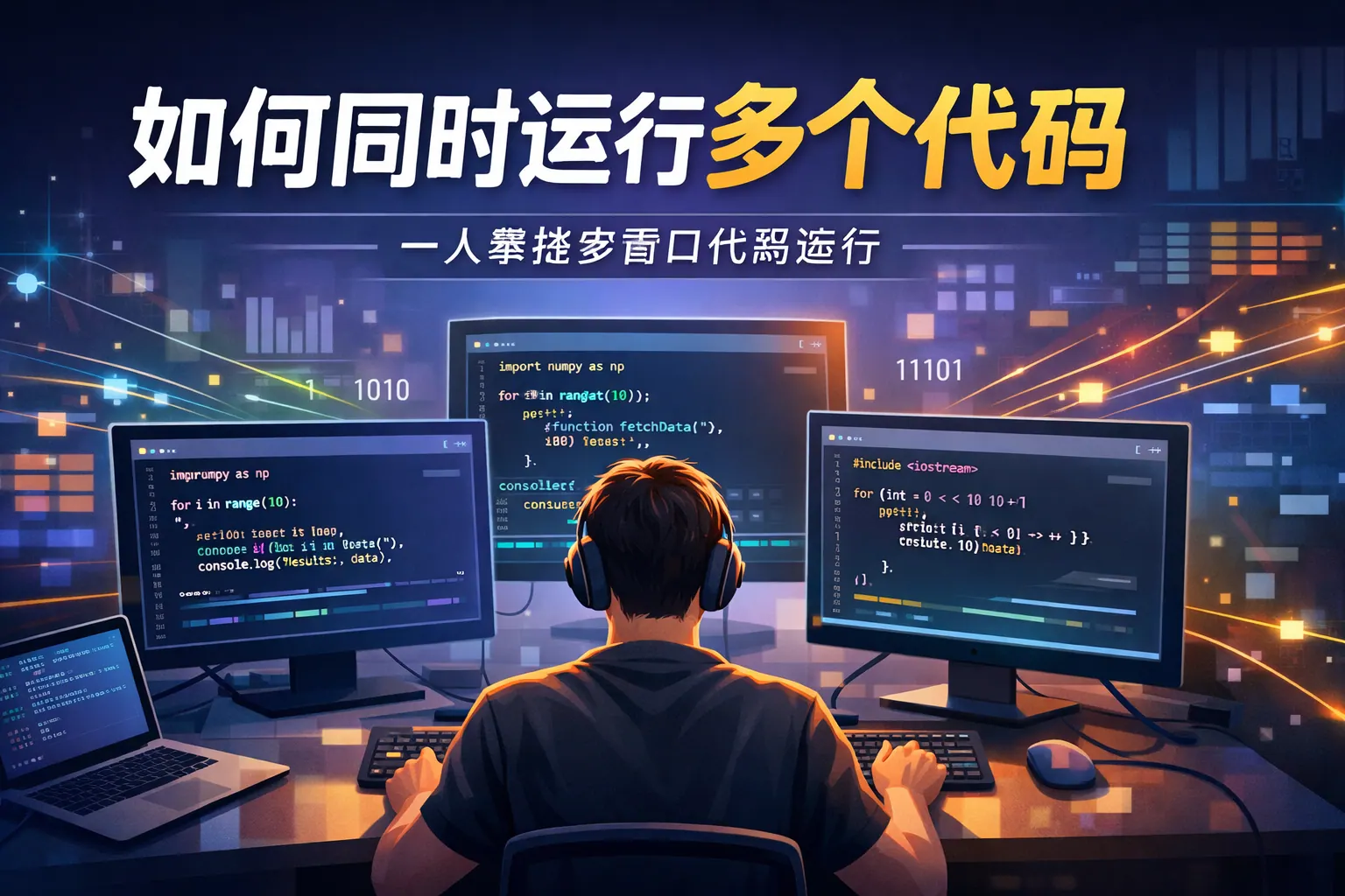如何同时运行多个代码