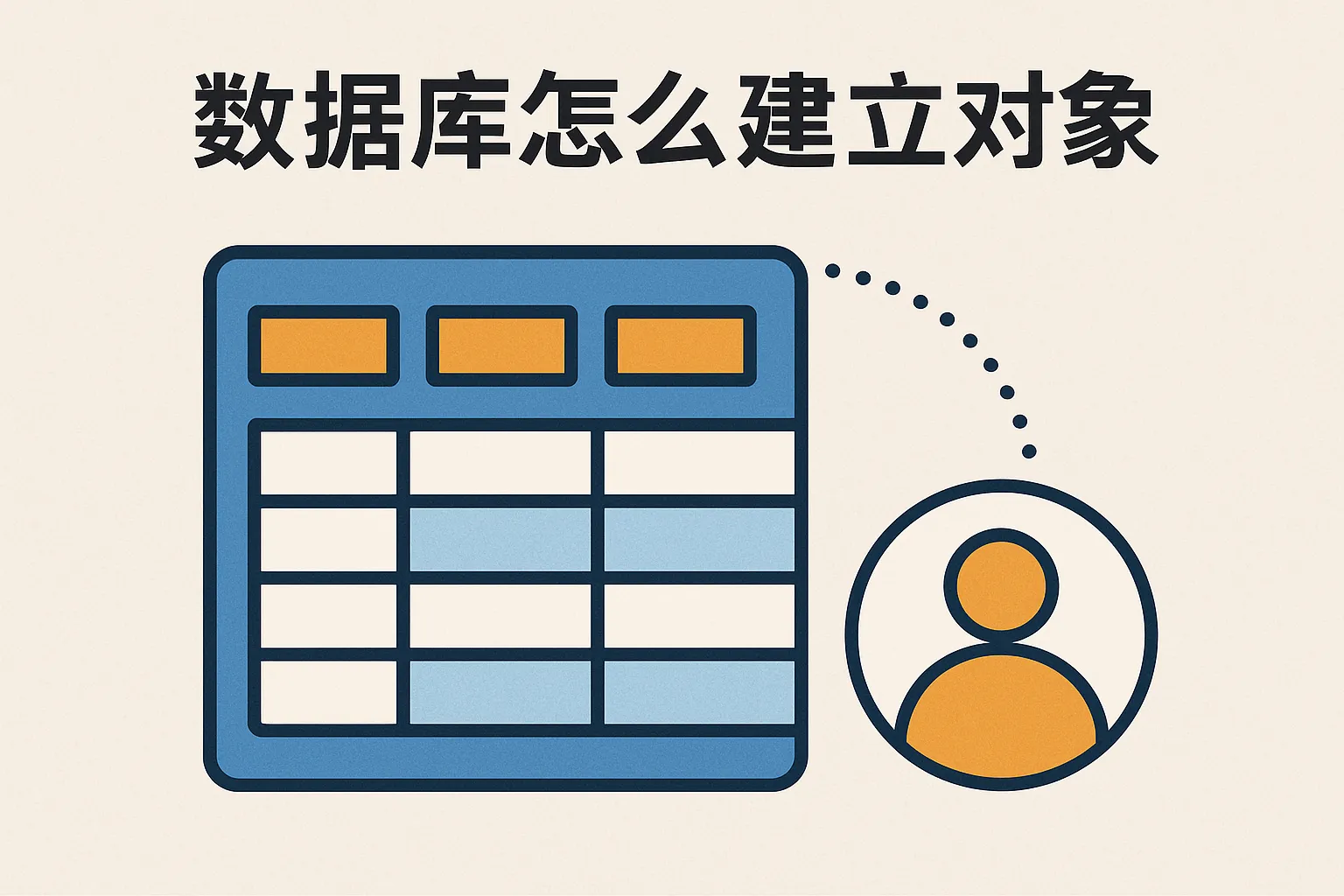 数据库怎么建立对象