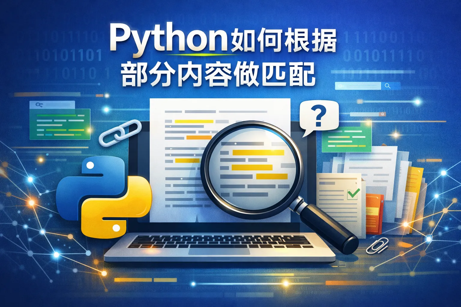 python如何根据部分内容做匹配