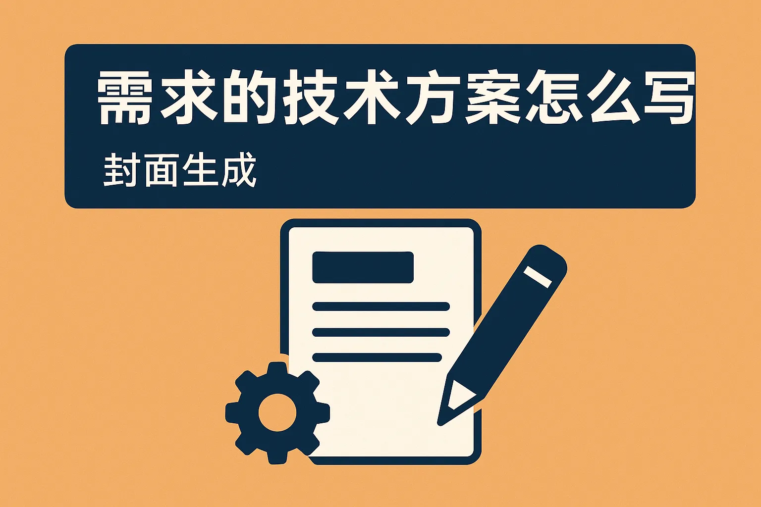 需求的技术方案怎么写