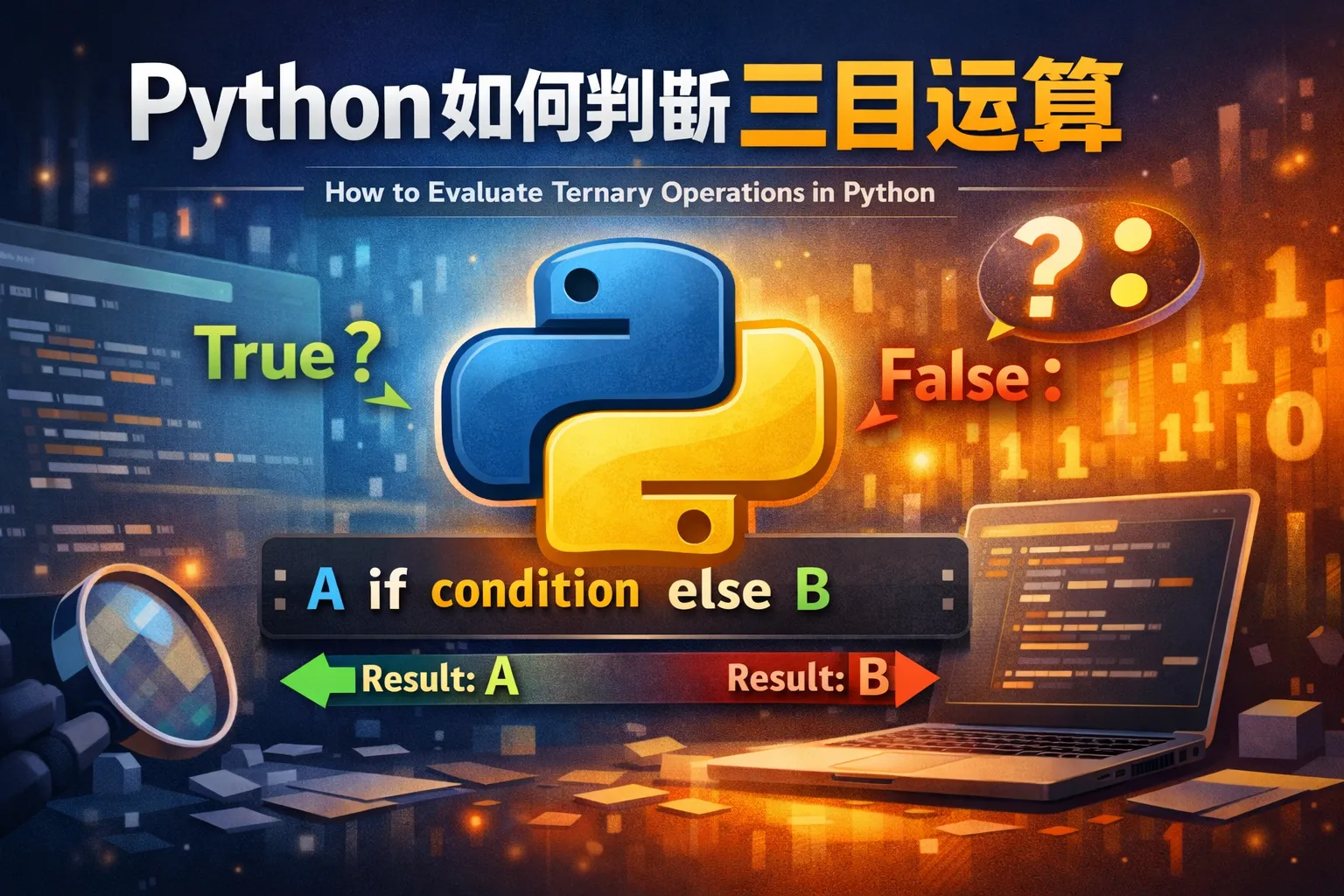 python如何判断三目运算