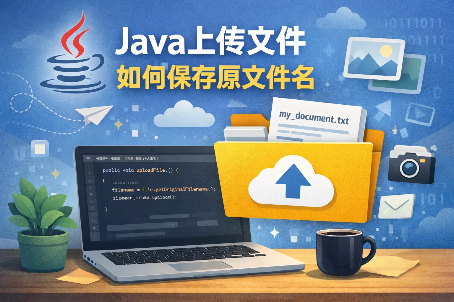 java上传文件如何保存原文件名
